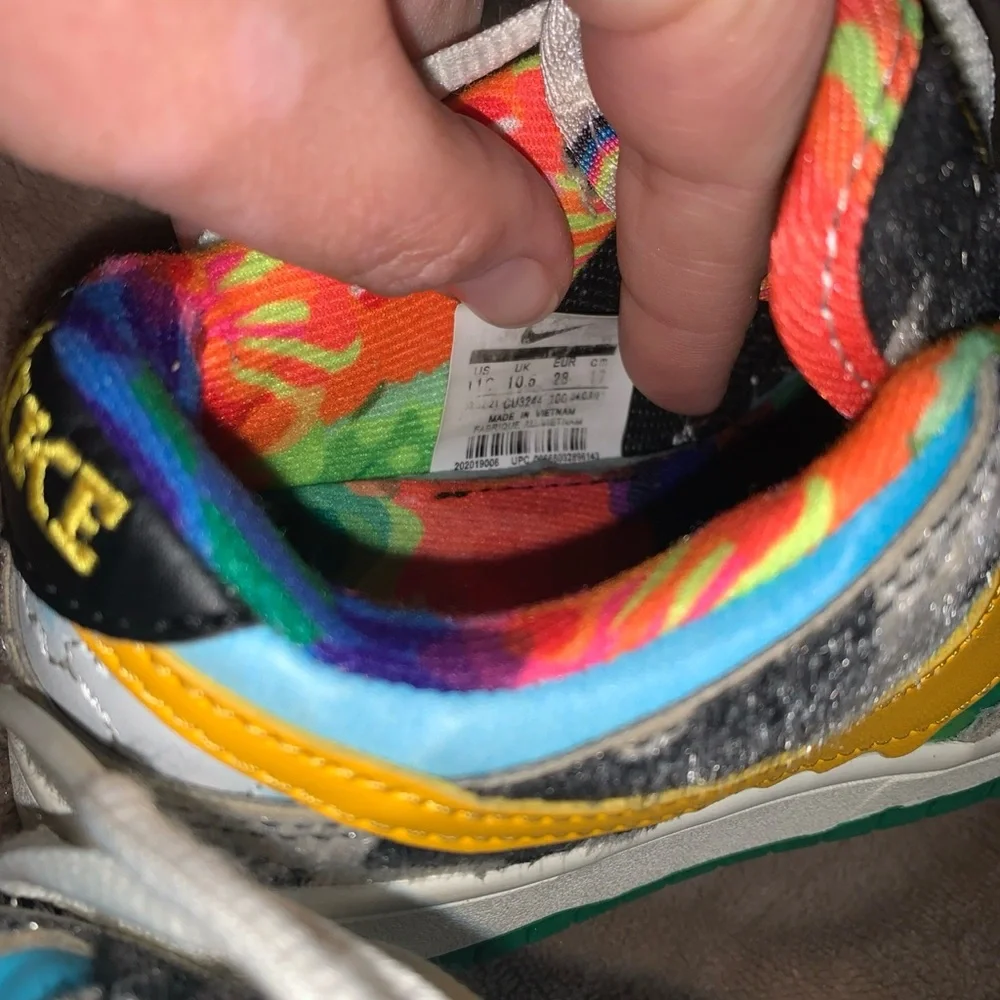 Ben & Jerry's x Nike Dunk Low SB 'Chunky Dunky' SIZE 11C Pre-Schooler - Picture 7 of 7